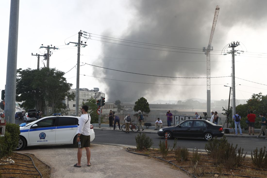 φωτιά εργοστάσιο