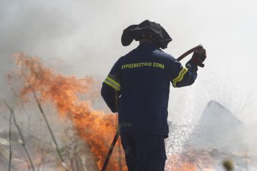 Θεσσαλονίκη: Υπό μερικό έλεγχο η φωτιά στον Δρυμό Ωραιοκάστρου