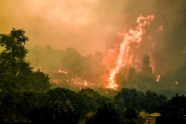 φωτιά Ηλεία εκκλησία Ρουβίκωνας
