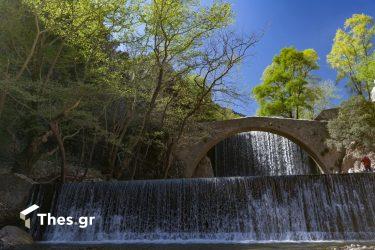 Γεφύρι και καταρράκτες Παλαιοκαρυάς Τρίκαλα Θεσσαλία