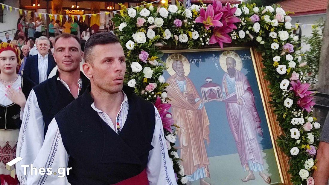 Κύμινα Θεσσαλονίκη εκκλησία γιορτή περιφορά