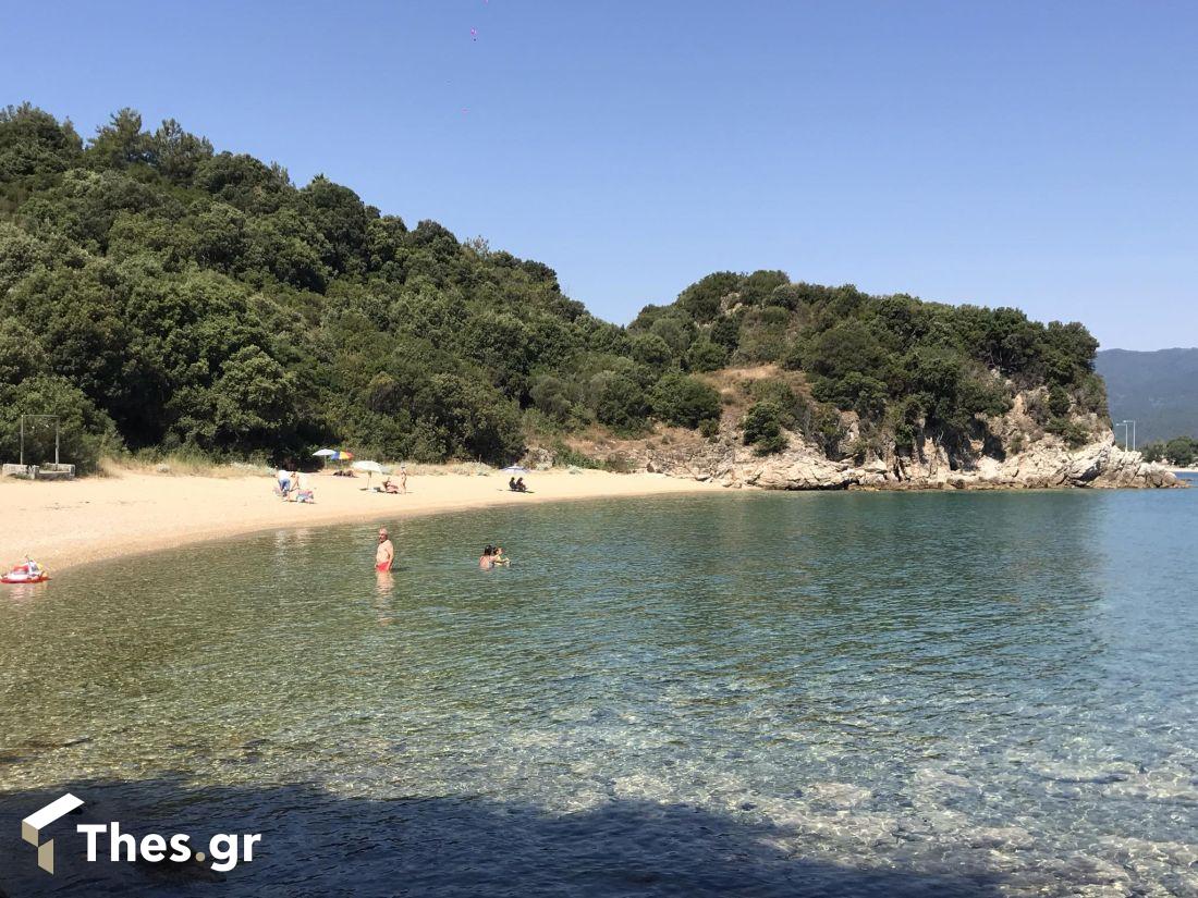 Παραλία Συκιά Ολυμπιάδα Χαλκιδική θάλασσα μπάνιο καλοκαίρι διακοπές Beach Chalkidiki Olympiada Sykia