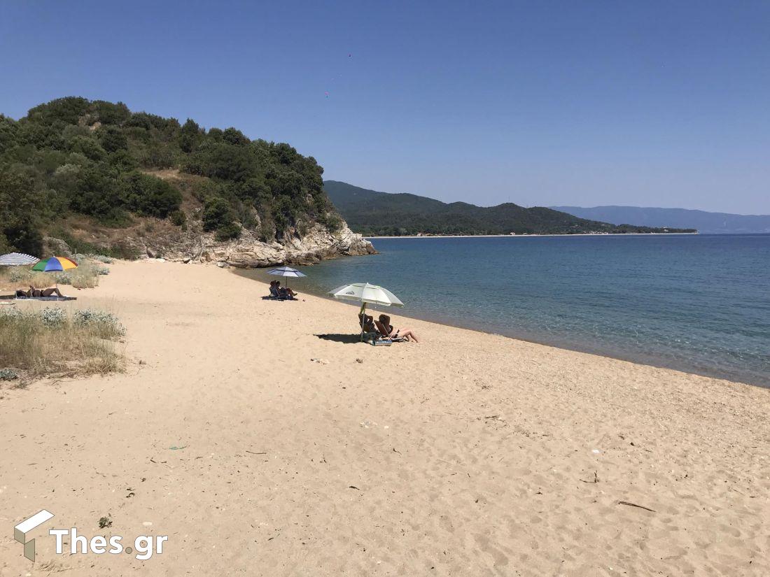 Παραλία Συκιά Ολυμπιάδα Χαλκιδική θάλασσα μπάνιο καλοκαίρι διακοπές Beach Chalkidiki Olympiada Sykia