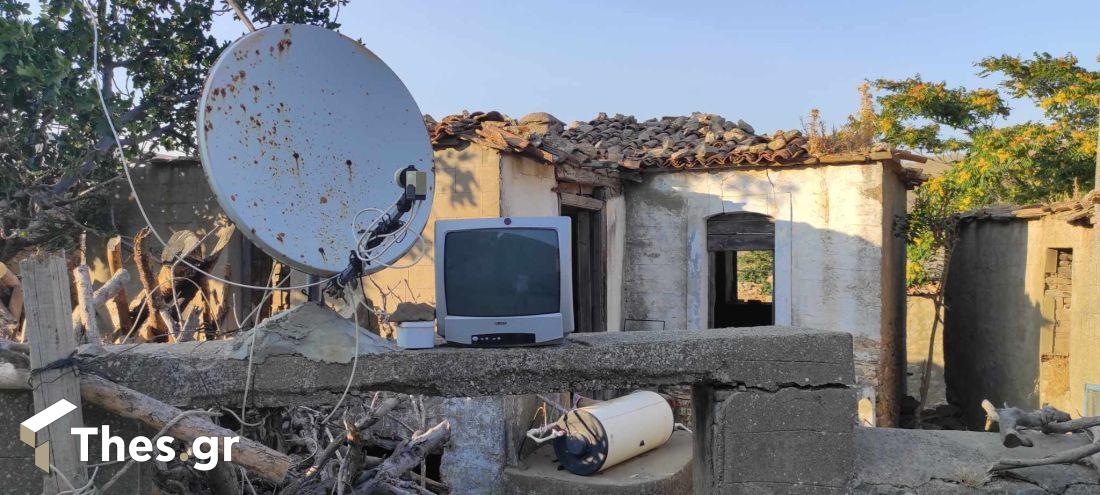 Σχοινούδι χωριό Ιμβρος εγκαταλελειμμένα σπίτια
