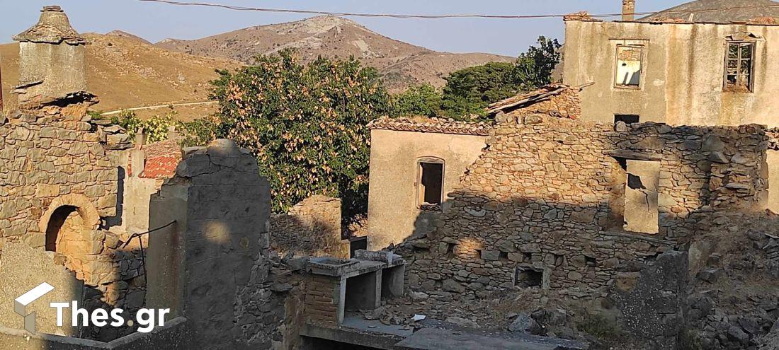 Σχοινούδι χωριό Ιμβρος εγκαταλελειμμένα σπίτια