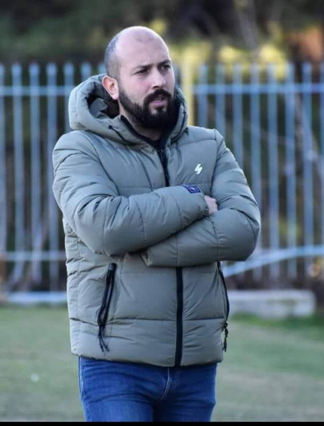 Ο προπονητής, Τάσος Θεοδωρίδης (φωτό: Φένια Χρηστίδου) Θύελλα Κρήνης
