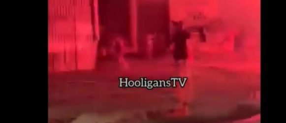 Αγριο επεισόδιο ανάμεσα σε χούλιγκαν ΑΕΚ και Παναθηναϊκού (ΒΙΝΤΕΟ)