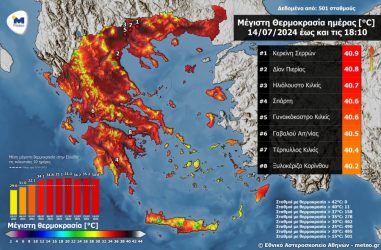 καιρός χάρτης