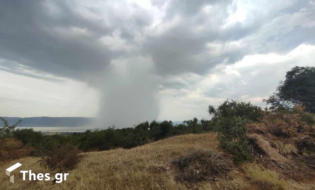 καιρός λίμνη Βόλβης απίστευτο σκηνικό