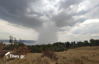 καιρός λίμνη Βόλβης απίστευτο σκηνικό