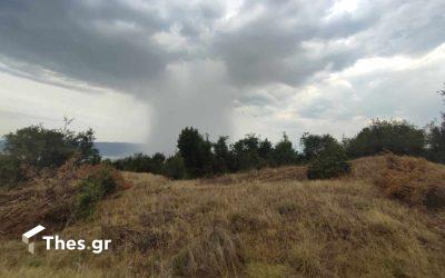 καιρός λίμνη Βόλβης απίστευτο σκηνικό