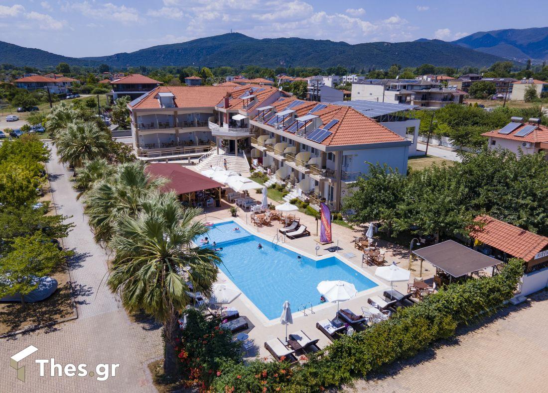 "Hotel Rihios" στον Σταυρό στην Θεσσαλονίκη διαμονή καλοκαιρινές διακοπές