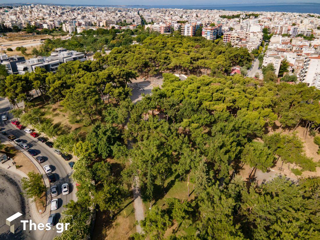 Θεσσαλονίκη Πάρκο Νέας Ελβετίας αναψυχή drone