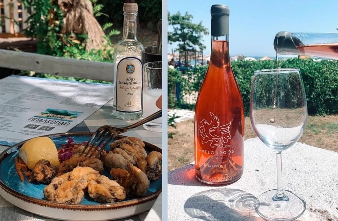 Beach bar- Εστιατόριο «Μπαλκονάκι» παραλία Βίνα Ολυμπιάδα Χαλκιδική