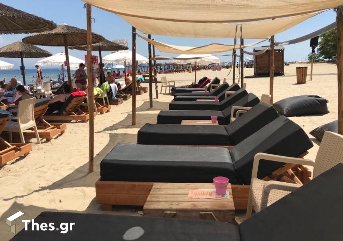 Fuskes Beach Bar παραλία Μηλιές Σταυρός Θεσσαλονίκη καλοκαίρι διακοπές