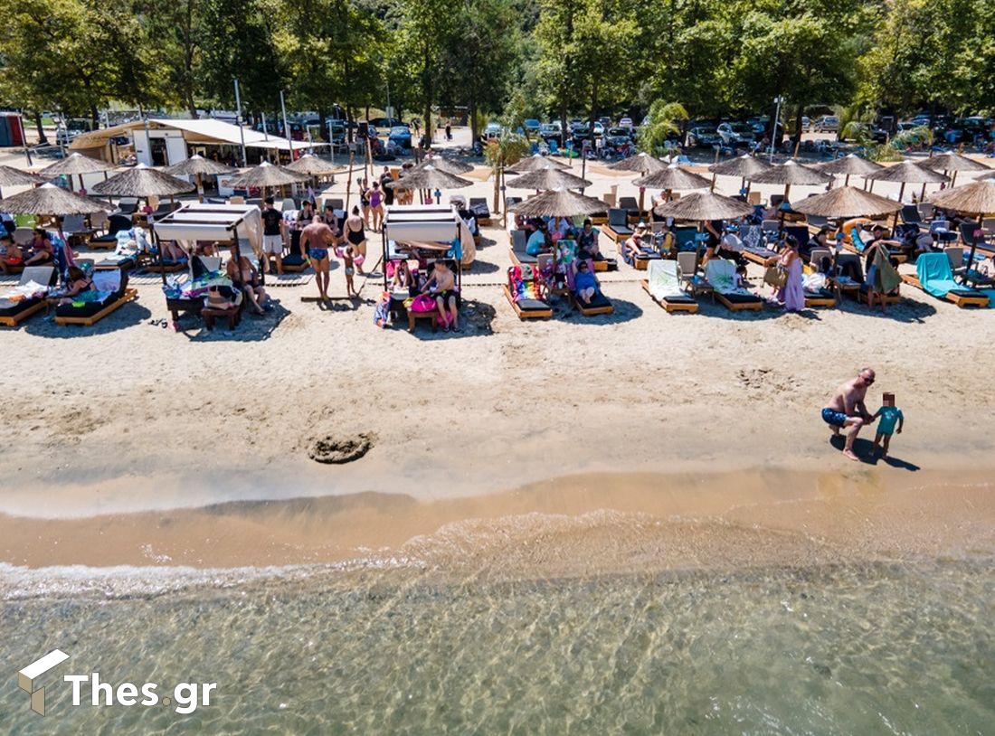 Fuskes Beach Bar παραλία Μηλιές Σταυρός Θεσσαλονίκη καλοκαίρι διακοπές