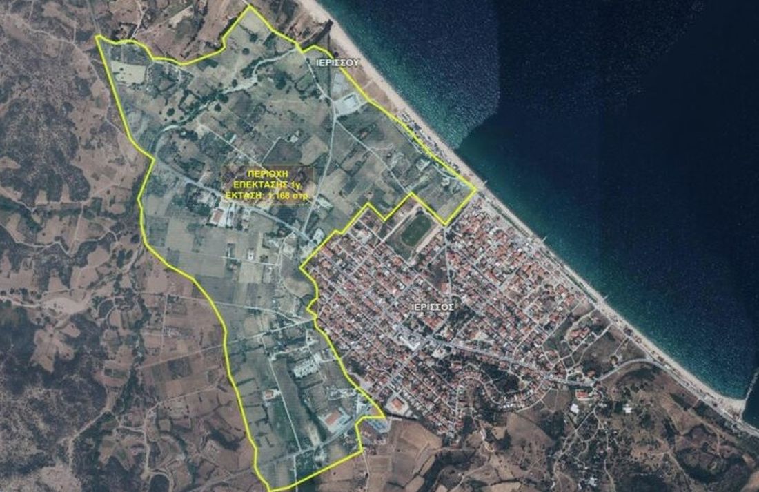επέκταση Ιερισσού Χαλκιδική