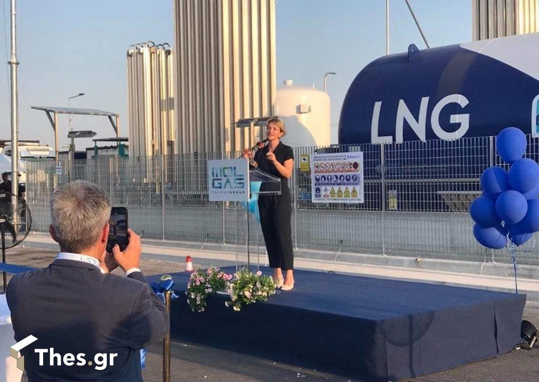 Η MOLGAS εγκαινίασε τον πρώτο σταθμό LNG Θεσσαλονίκη
