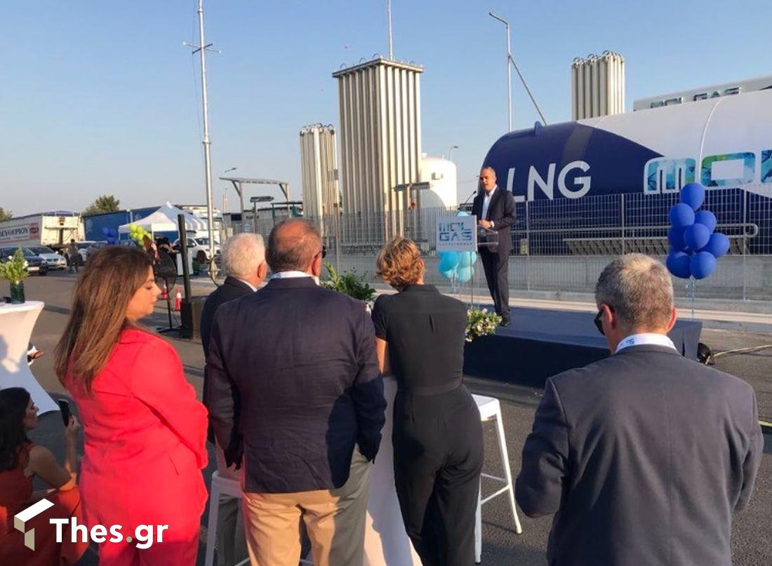 Η MOLGAS εγκαινίασε τον πρώτο σταθμό LNG Θεσσαλονίκη