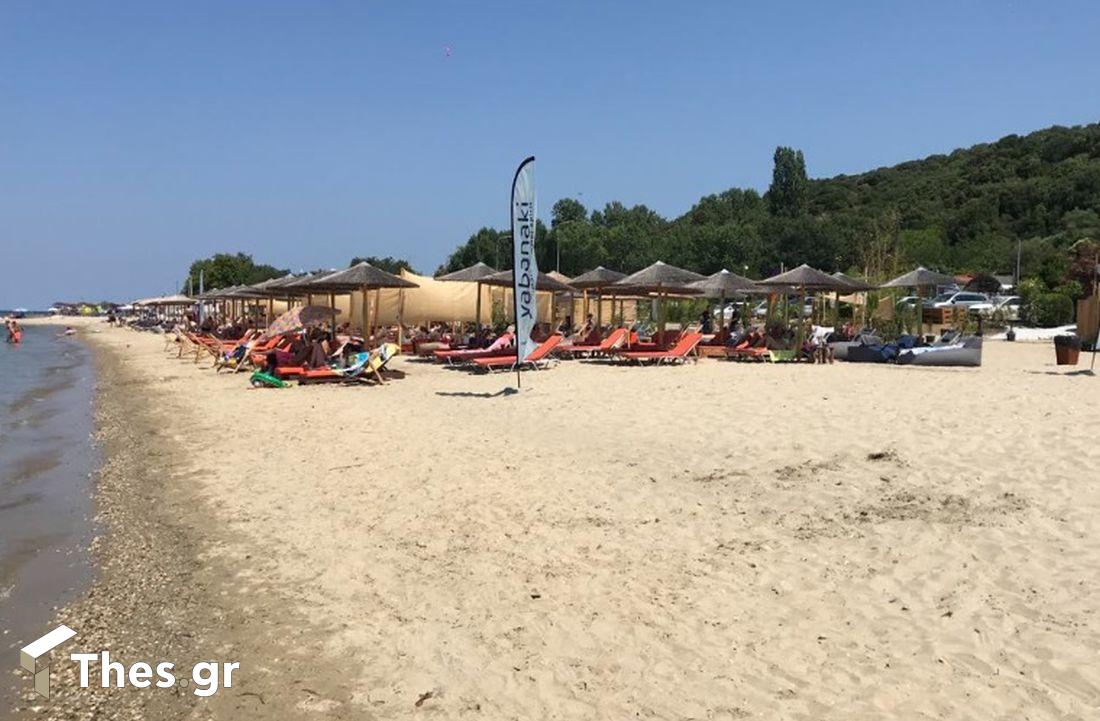 Παραλία Μηλιές Σταυρός Θεσσαλονίκης διακοπές καλοκαίρι θάλασσα