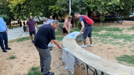 Θεσσαλονίκη: Πολίτες ένωσαν τις δυνάμεις τους και καθάρισαν τα γκράφιτι σε έξι γειτονιές 