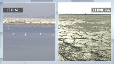 Θεσσαλονίκη: “Στέγνωσε” η λιμνοθάλασσα Καλοχωρίου (ΒΙΝΤΕΟ)