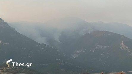 Φωτιά στο Παγγαίο: Η μάχη θα συνεχιστεί ακόμη ένα βράδυ – Ελπίζουν πως και πως σε βροχές και καταιγίδες (ΒΙΝΤΕΟ & ΦΩΤΟ)