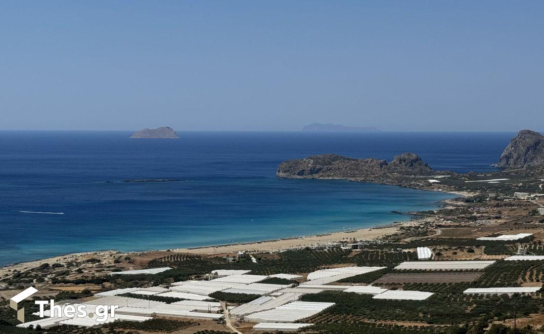 Φαλάσαρνα παραλία Κρήτη θάλασσα καλοκαίρι διακοπές