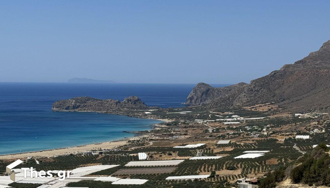 Φαλάσαρνα παραλία Κρήτη θάλασσα καλοκαίρι διακοπές
