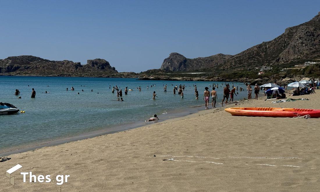 Φαλάσαρνα παραλία Κρήτη θάλασσα καλοκαίρι διακοπές