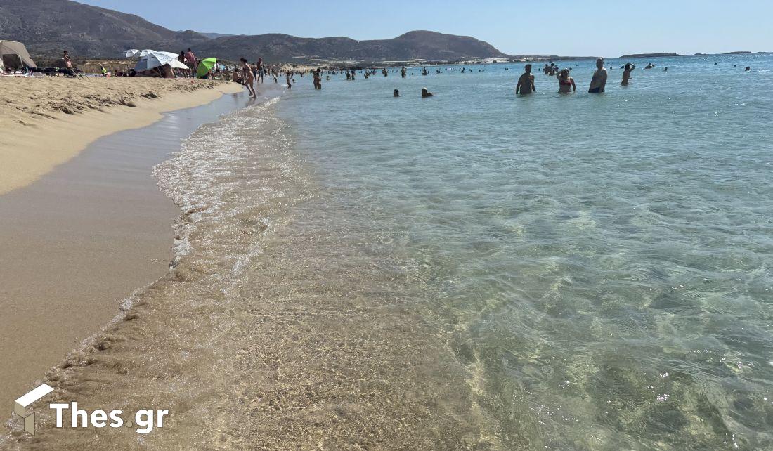 Φαλάσαρνα παραλία Κρήτη θάλασσα καλοκαίρι διακοπές