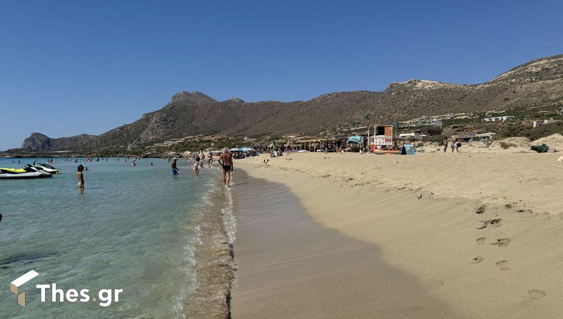 Φαλάσαρνα παραλία Κρήτη θάλασσα καλοκαίρι διακοπές