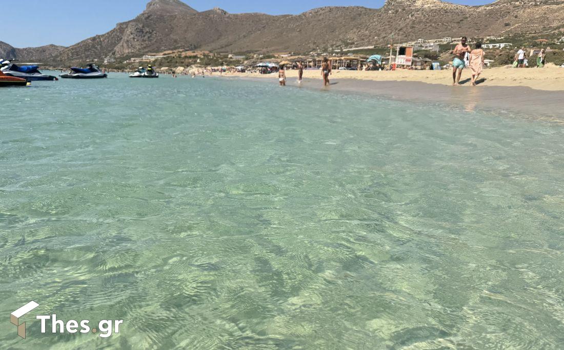 Φαλάσαρνα παραλία Κρήτη θάλασσα καλοκαίρι διακοπές