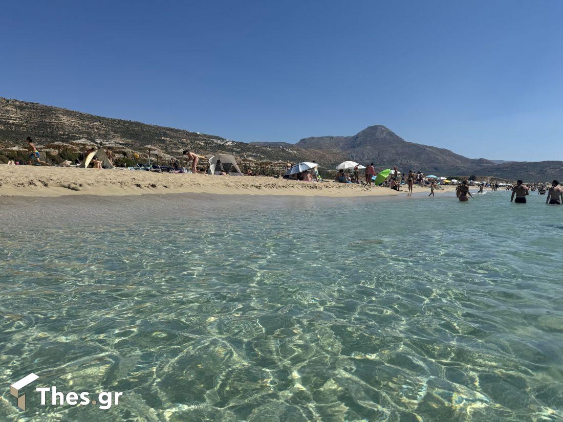 Φαλάσαρνα παραλία Κρήτη θάλασσα καλοκαίρι διακοπές