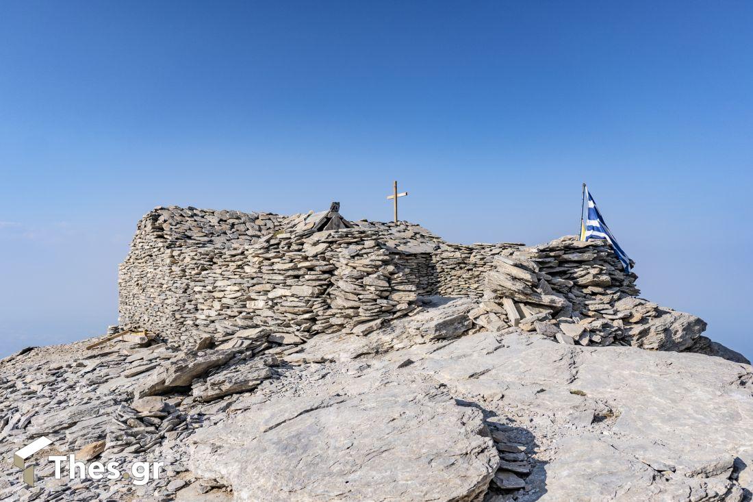 εκκλησάκι Προφήτης Ηλιας Ολυμπος κορυφή