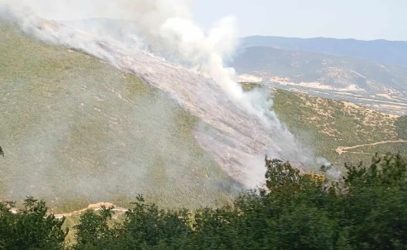 Δράμα: Φωτιά σε δασική έκταση στην περιοχή Μανδρότοπος – Επιχειρούν τέσσερα ελικόπτερα