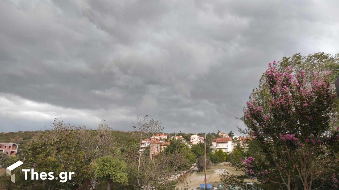 καιρός βροχή σύννεφα