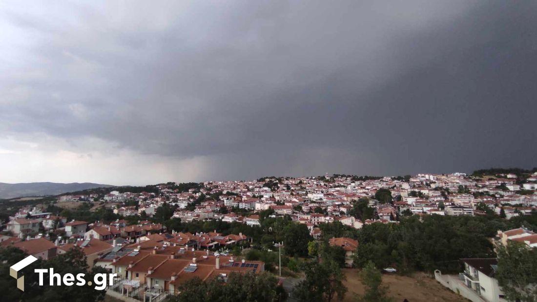 καιρός βροχή σύννεφα