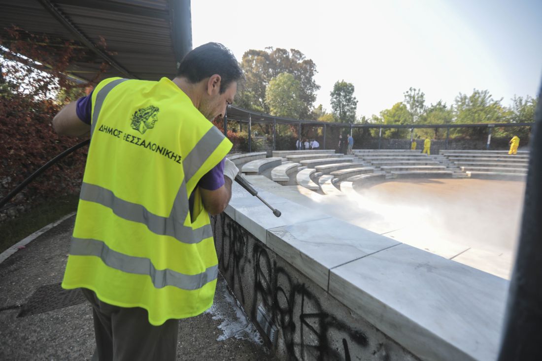 Θεσσαλονίκη καθαρισμός παραλίας