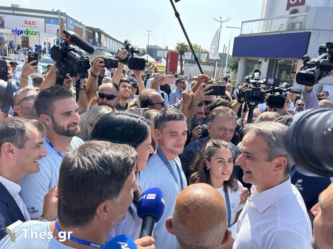 Κυριάκος Μητσοτάκης συνάντηση με Ολυμπιονίκες στην ΔΕΘ