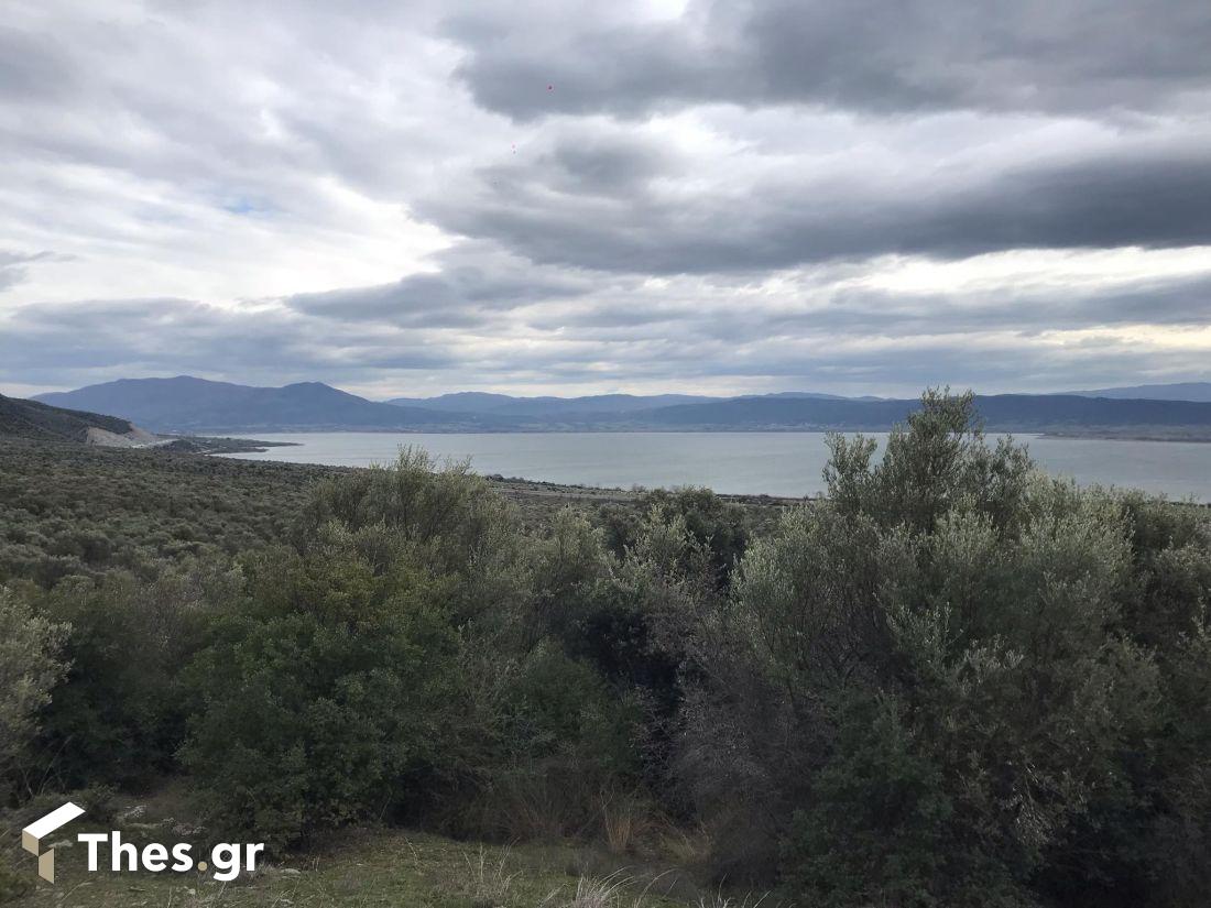 αγρελιές λίμνη Βόλβη θέα