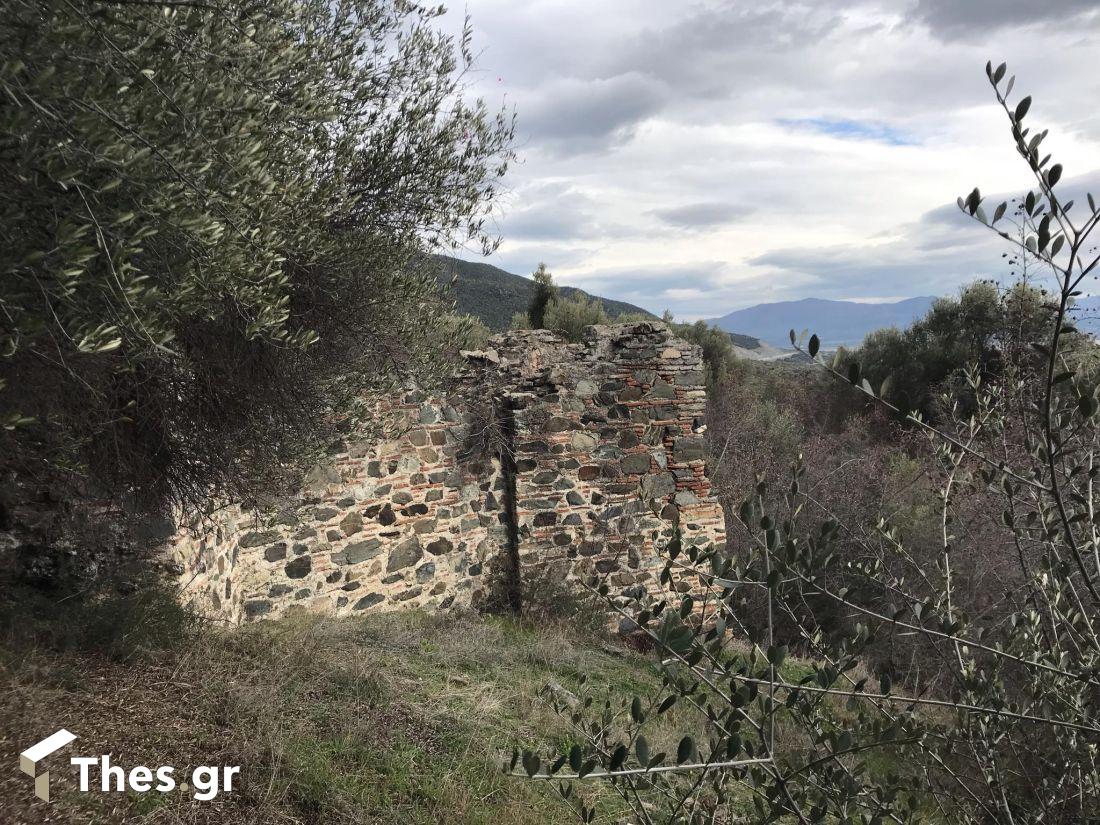 Τζιμηλάρειον Βυζαντινό Ελαιοτριβείο Λαδόμυλος Βόλβη Θεσσαλονίκη ερείπια