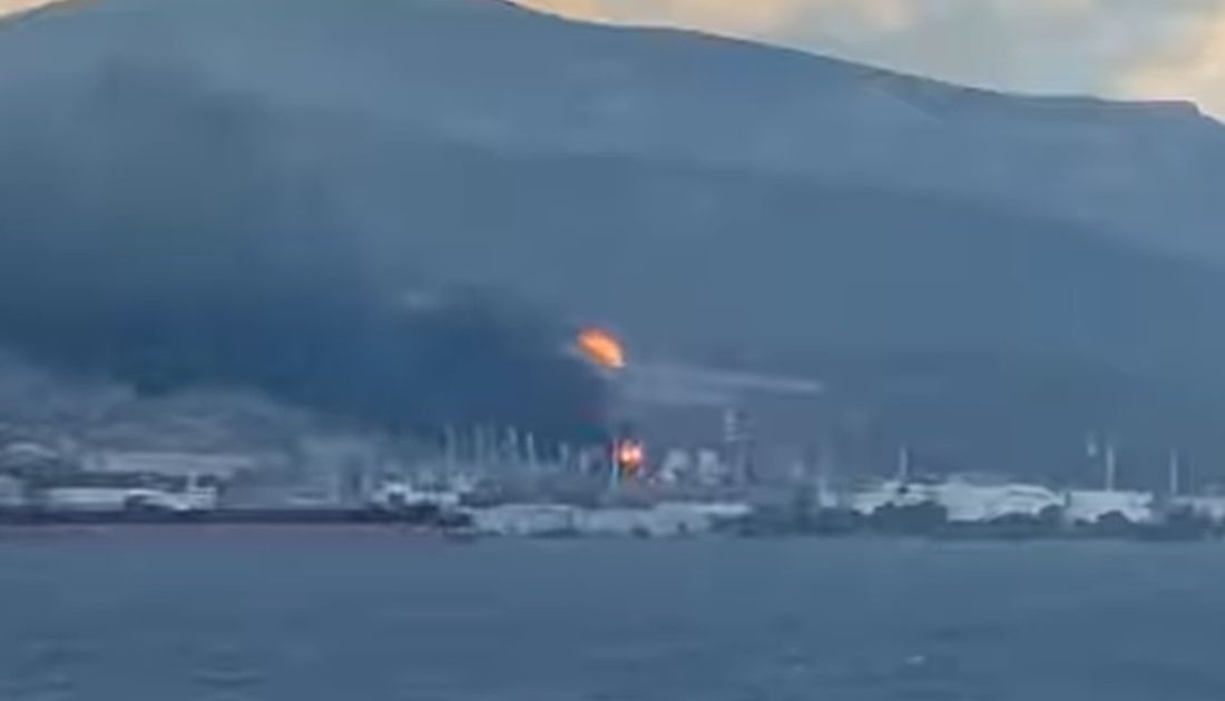 Φωτιά στις εγκαταστάσεις της Motor Oil στους Αγίους Θεοδώρους