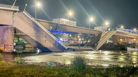 Γερμανία: Κατέρρευσε γέφυρα στη Δρέσδη