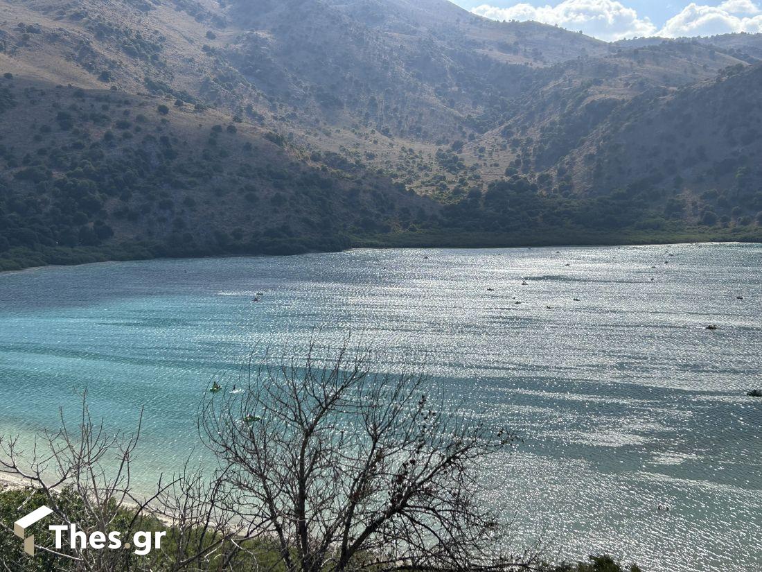 Λίμνη Κουρνά Κρήτη Χανιά Αποκορώνου