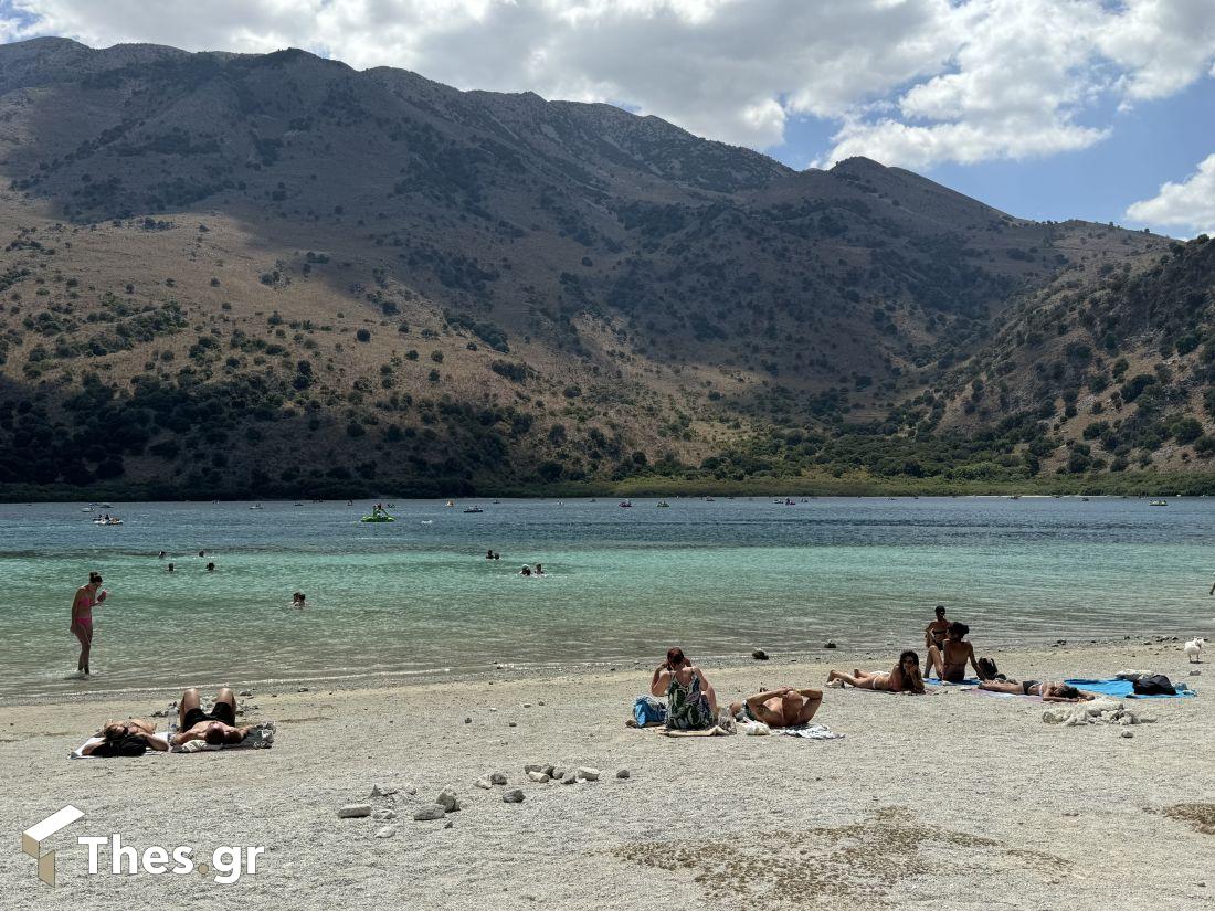 Λίμνη Κουρνά Κρήτη Χανιά Αποκορώνου