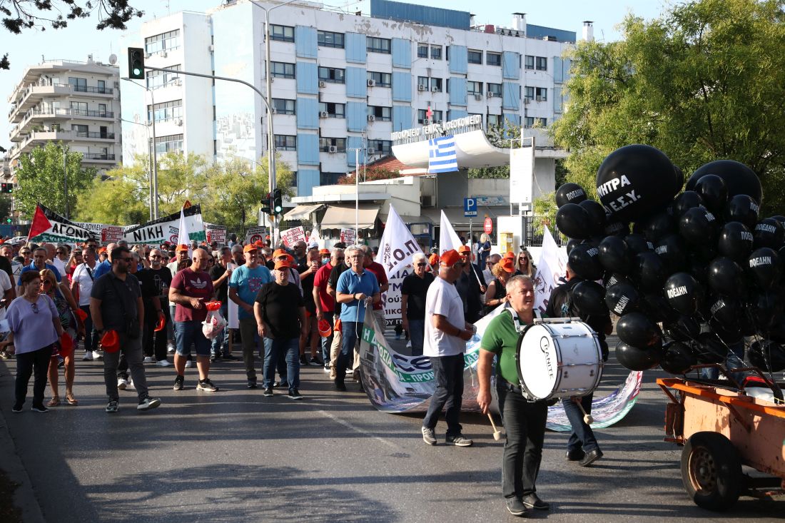Θεσσαλονίκη πορεία υγειονομικοί 