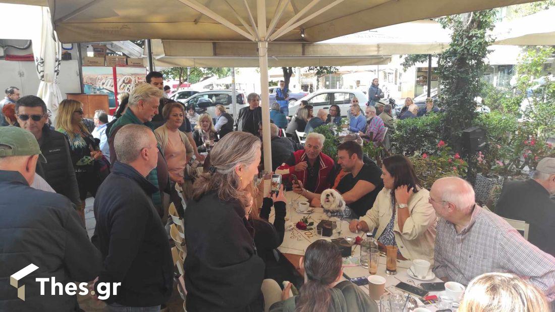 Στέφανος Κασσελάκης καφενείο Λευκός Πύργος Θεσσαλονίκη