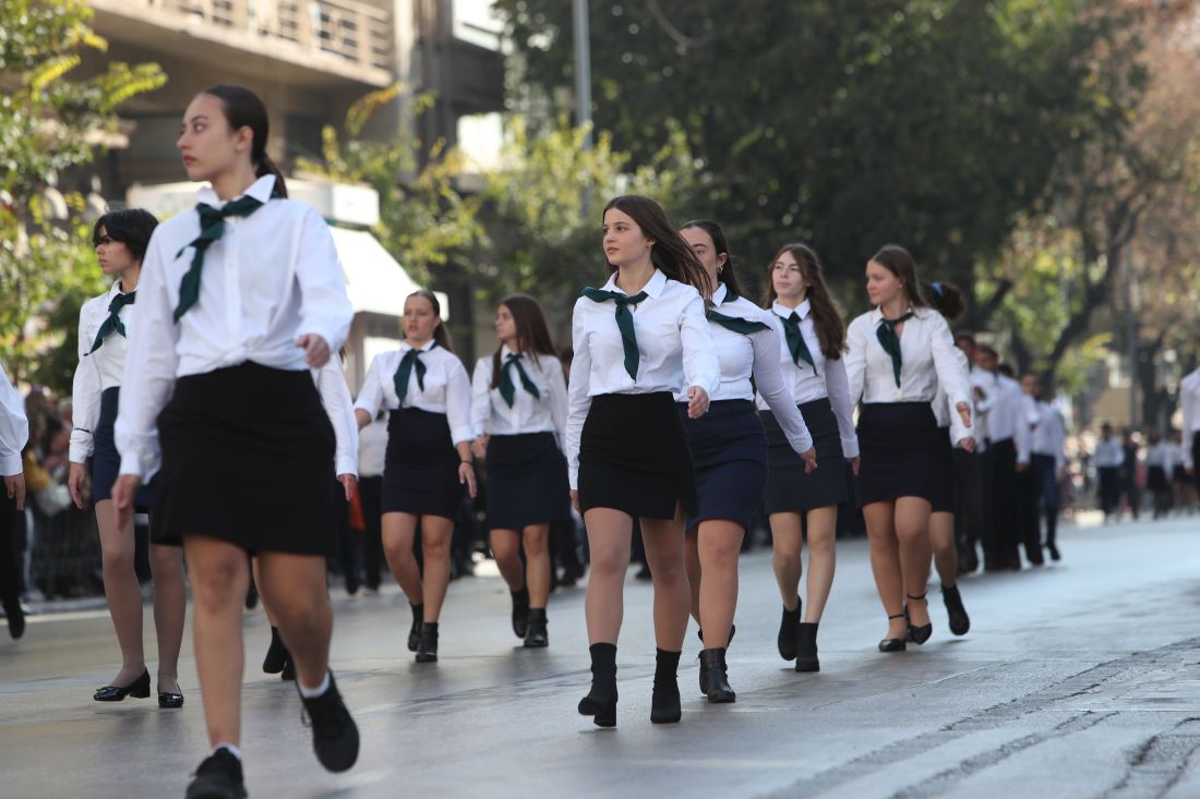 μαθητική παρέλαση για την 28η Οκτωβρίου στην Θεσσαλονίκη