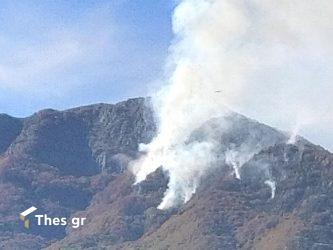 Φωτιά στο Παγγαίο: Σηκώθηκαν και εναέρια μέσα – συνεχίζεται για 2η ημέρα η μάχη με τις φλόγες (BINTEO & ΦΩΤΟ)